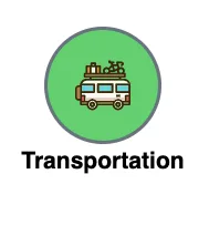 Tiki Expedition Tours 6 Icon for transportation included in the tour between Coron and El Nido.